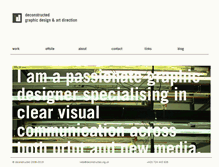 Tablet Screenshot of deconstructed.org.uk